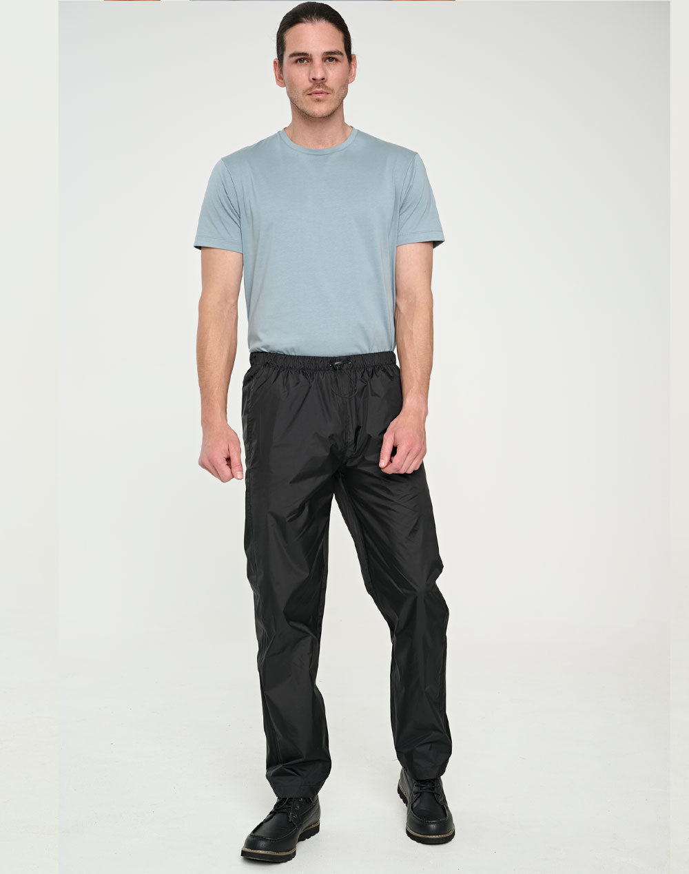 HP02 LIGHT WEIGHT NYLON WATERPROOF RAIN PANTS - Unisex