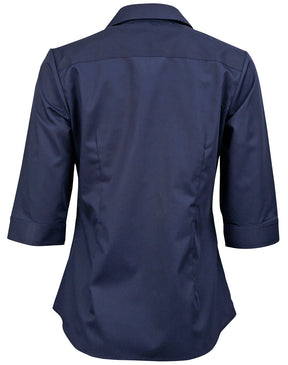 Benchmark M8110Q BARKLEY LADIES TAPED SEAM 3/4 SLEEVE SHIRT