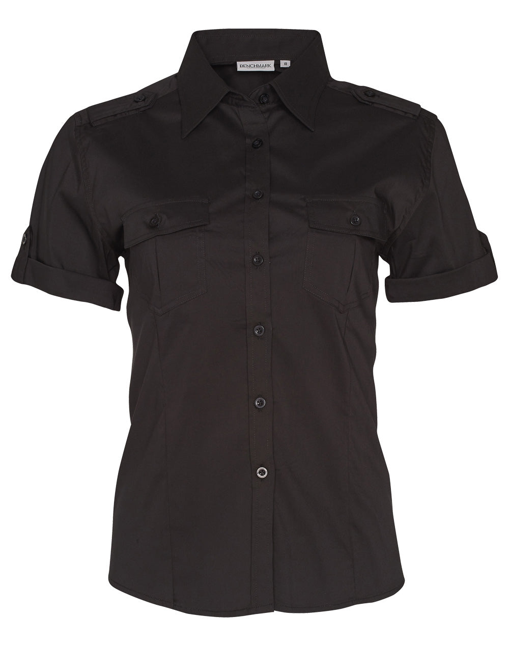 Benchmark M8911 Women's Short Sleeve Military Shirt