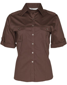 Benchmark M8911 Women's Short Sleeve Military Shirt