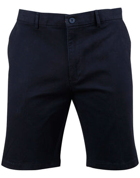 M9381 MENS STRETCH SLIMFIT BOSTON CHINO SHORTS