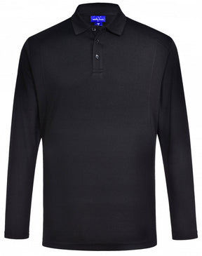 PS89 LUCKY BAMBOO LONG SLEEVE POLO Mens