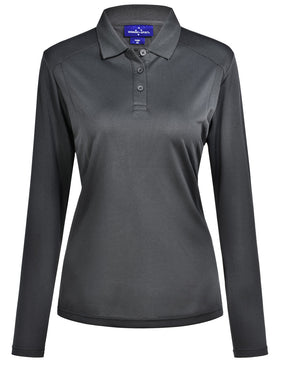 PS90 LUCKY BAMBOO LONG SLEEVE POLO Ladies