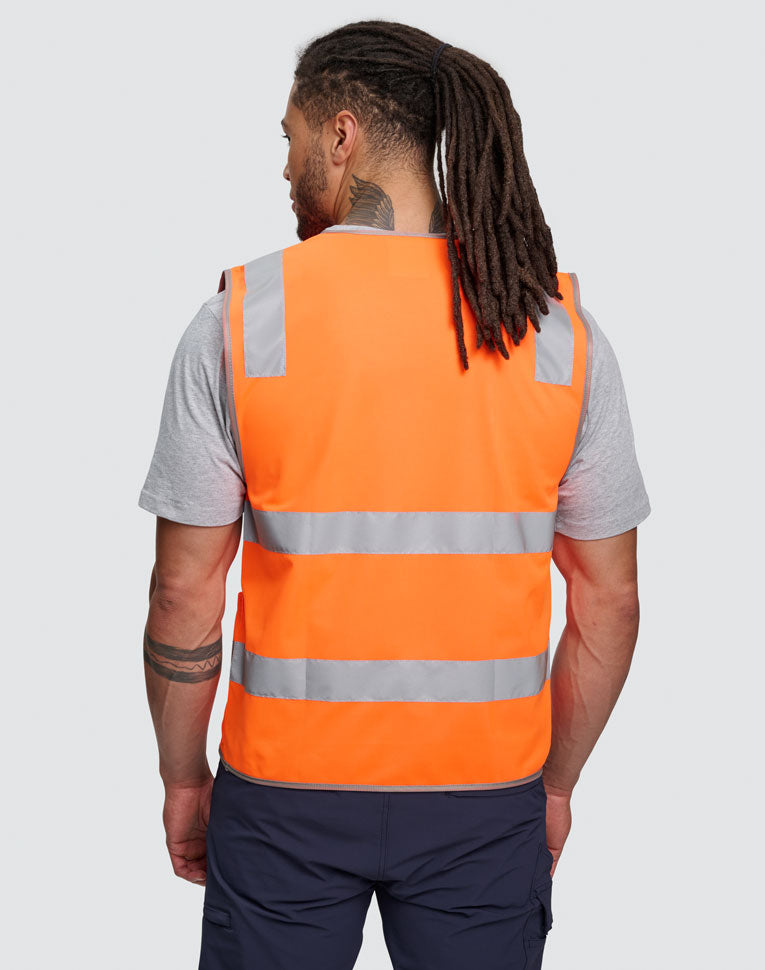 SW04 Unisex Hi-Vis Safety Vest with ID & Utility Pockets