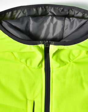 AIW SW80 UNISEX HI VIS MODERN STYLING HOODED PUFFER JACKET