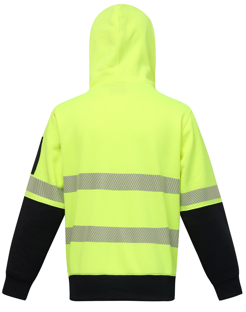 SW88 HI-VIS TWO TONE SAFETY HOODIES WITH SEGMENTED TAPES