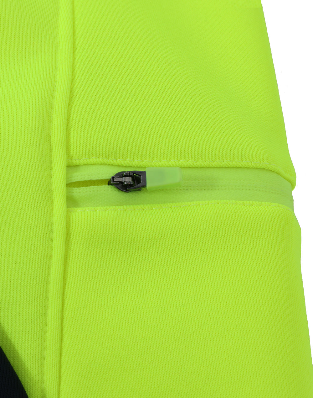 SW91 HI-VIS TWO TONE WATER RESISTANT FLEECE HOODIE