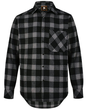 WT11 UNISEX CLASSIC FLANNEL PLAID LS SHIRT