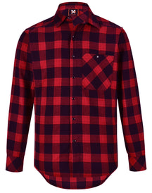 WT11 UNISEX CLASSIC FLANNEL PLAID LS SHIRT