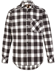 WT11 UNISEX CLASSIC FLANNEL PLAID LS SHIRT