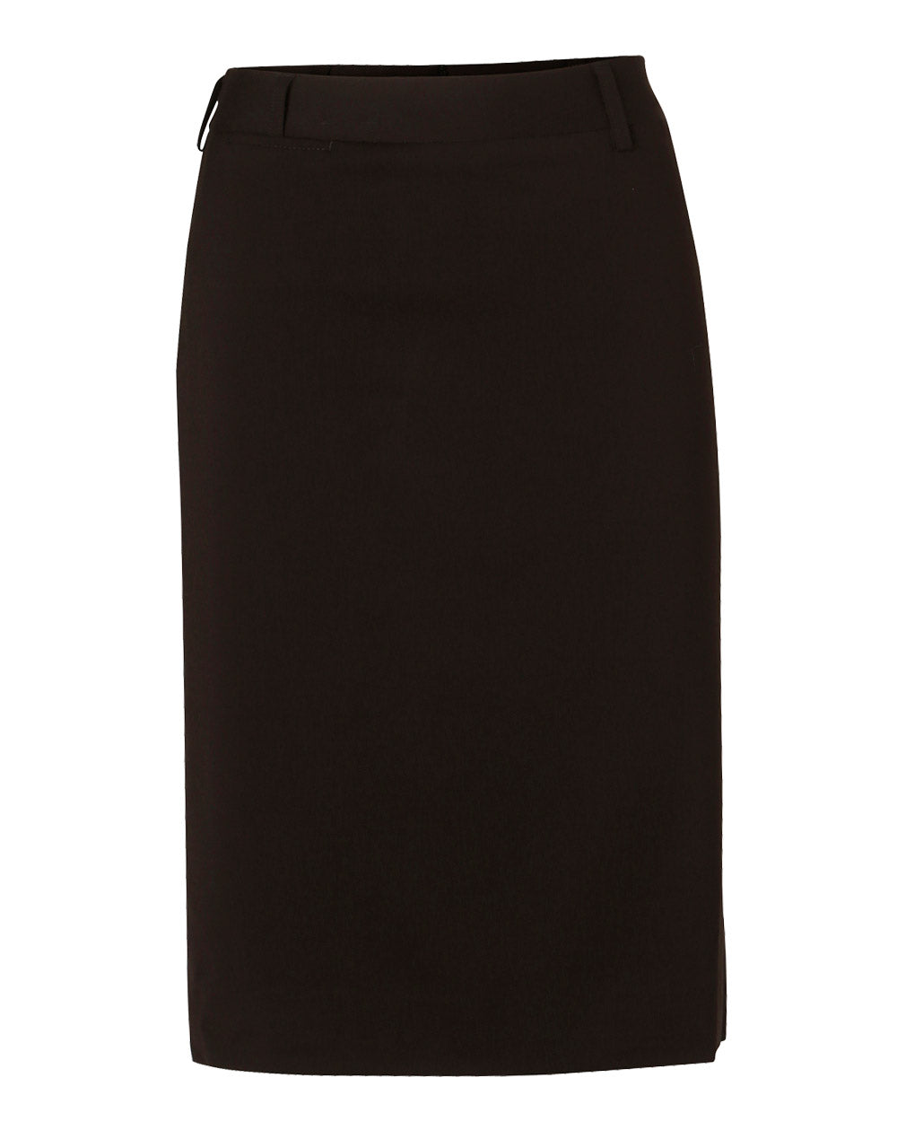 M9471 Women's Poly/Viscose Stretch Mid Length Lined Pencil Skirt