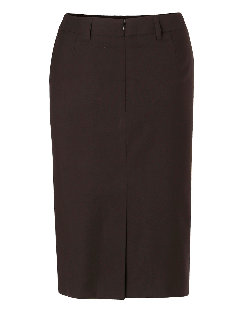 M9471 Women's Poly/Viscose Stretch Mid Length Lined Pencil Skirt