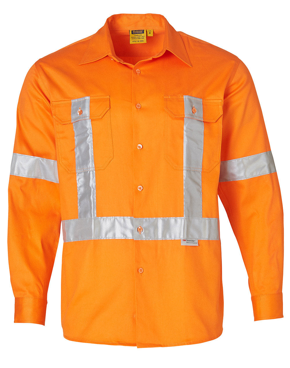 AIW SW56 COTTON DRILL SAFETY SHIRT