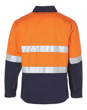 AIW SW46 HI-VIS COTTON JACKET WITH 3M TAPES