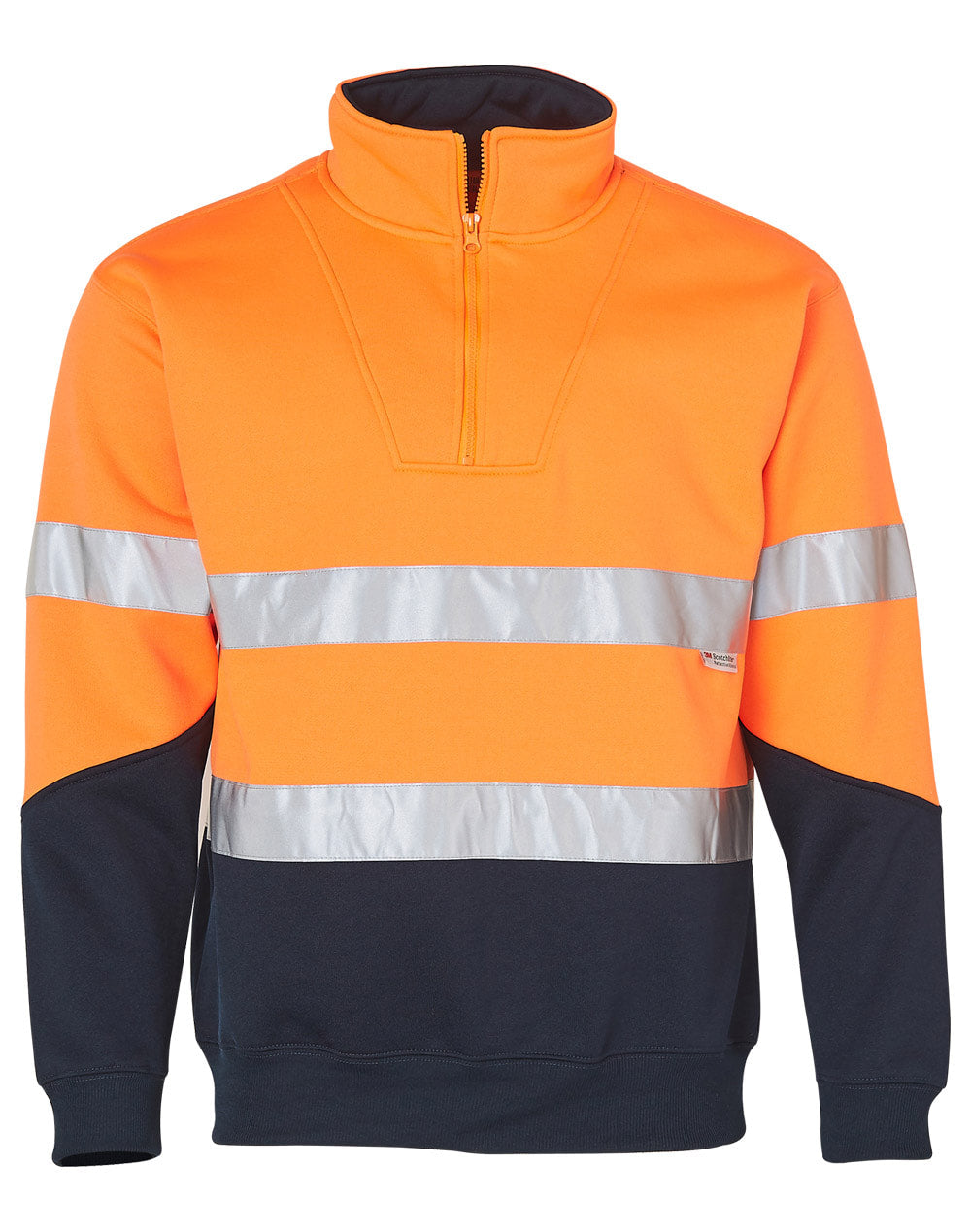 AIW SW14 HI-VIS LONG SLEEVE FLEECE SWEAT