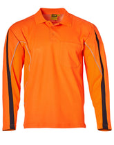 AIW SW33A HI-VIS LEGEND LONG SLEEVE POLO Men's