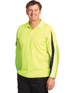 AIW SW33A HI-VIS LEGEND LONG SLEEVE POLO Men's