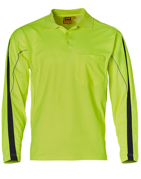 AIW SW33A HI-VIS LEGEND LONG SLEEVE POLO Men's