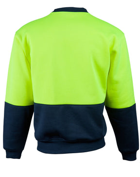 AIW SW09 HI-VIS 2 TONE CREW NECK