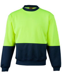 AIW SW09 HI-VIS 2 TONE CREW NECK