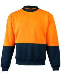 AIW SW09 HI-VIS 2 TONE CREW NECK