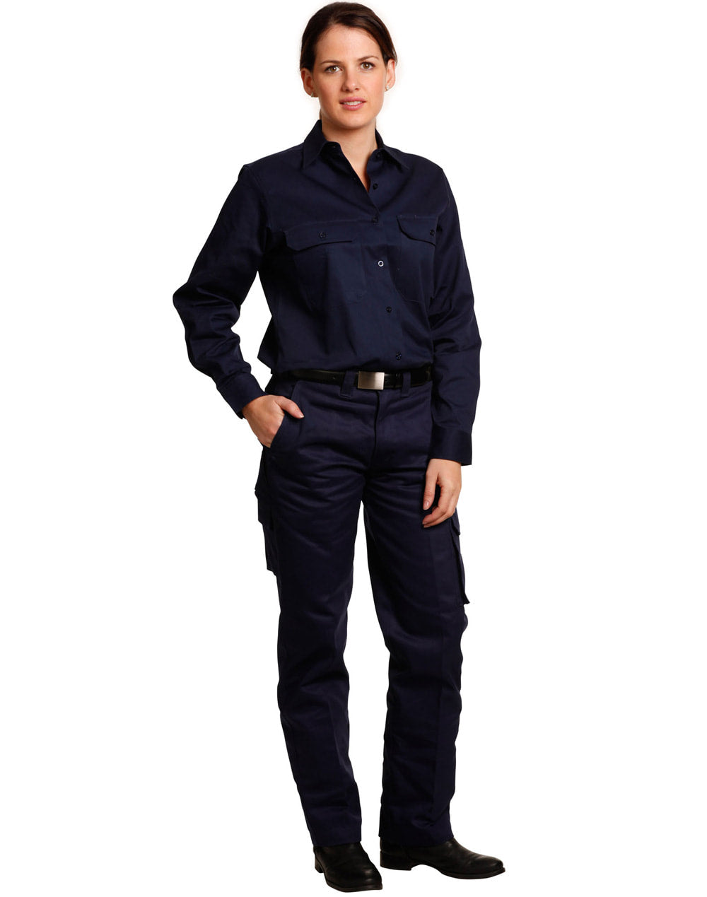 AIW WP15 LADIES' HEAVY COTTON DRILL CARGO PANTS