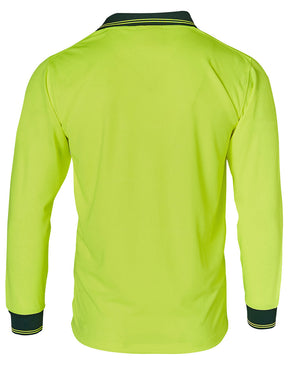 AIW SW05CD High Visibility Long Sleeve Polo