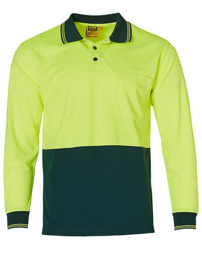 AIW SW05CD High Visibility Long Sleeve Polo