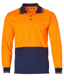 AIW SW05CD High Visibility Long Sleeve Polo