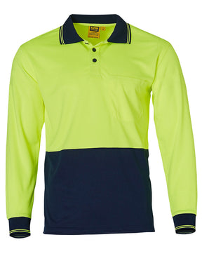 AIW SW05CD High Visibility Long Sleeve Polo