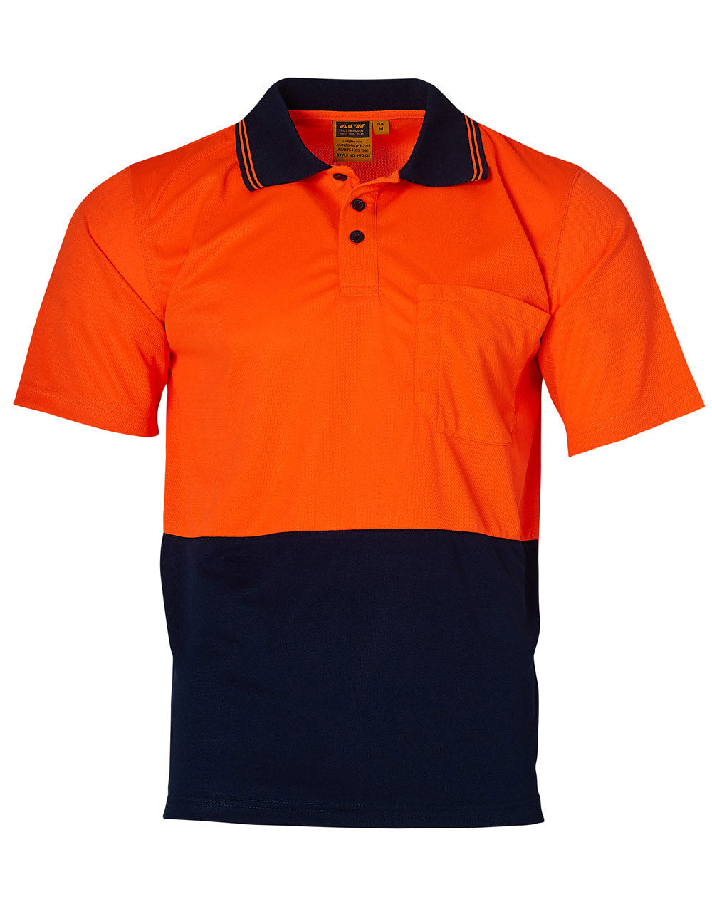 AIW SW01TD High Visibility Short Sleeve Polo