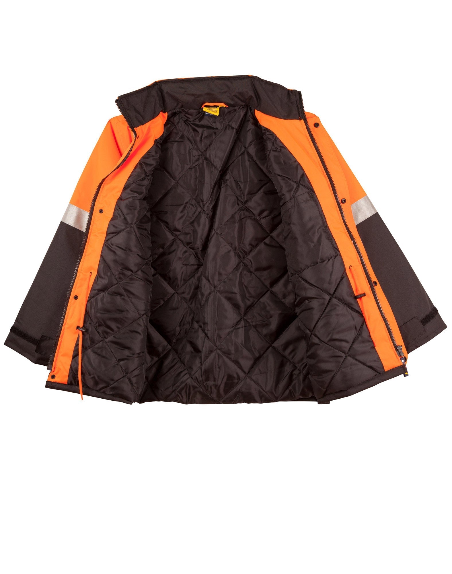 AIW SW28A HI-VIS TWO TONE RAIN PROOF JACKET WITH QUILT LINING