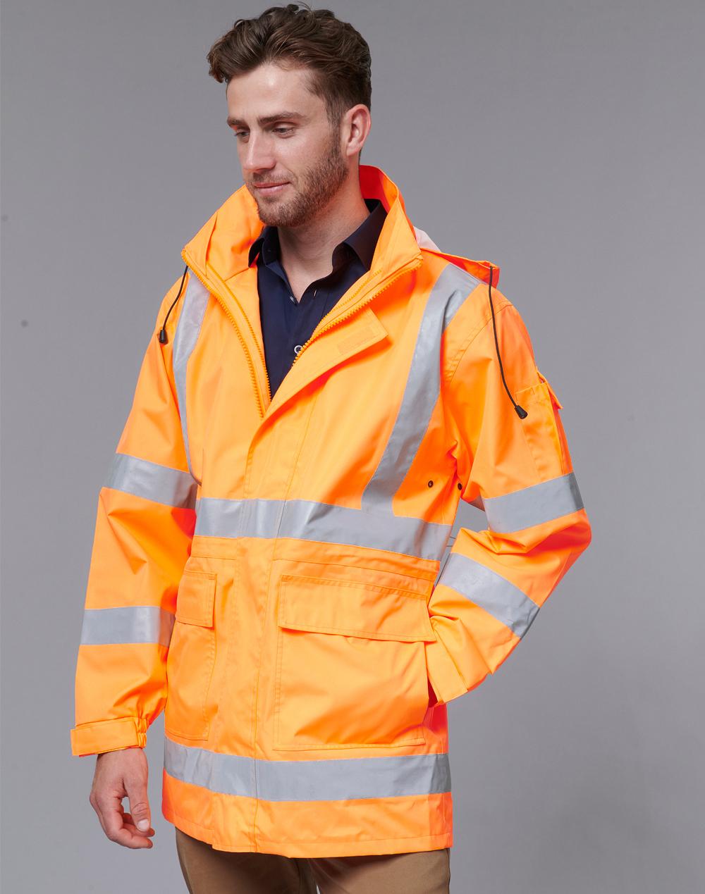 AIW SW75 VIC Rail Hi Vis Safety Jacket - Unisex