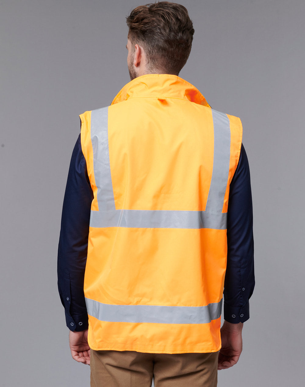 AIW SW76 VIC Rail Hi Vis Reversible Safety Vest - Unisex