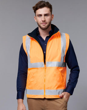 AIW SW76 VIC Rail Hi Vis Reversible Safety Vest - Unisex