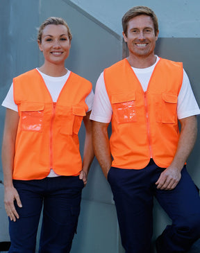 AIW SW41 Hi-Vis SAFETY VEST with ID POCKET