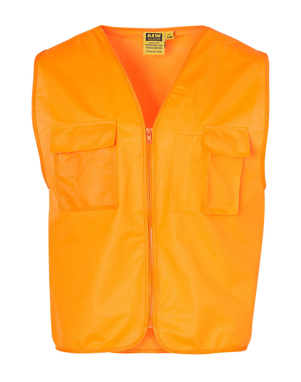 AIW SW41 Hi-Vis SAFETY VEST with ID POCKET