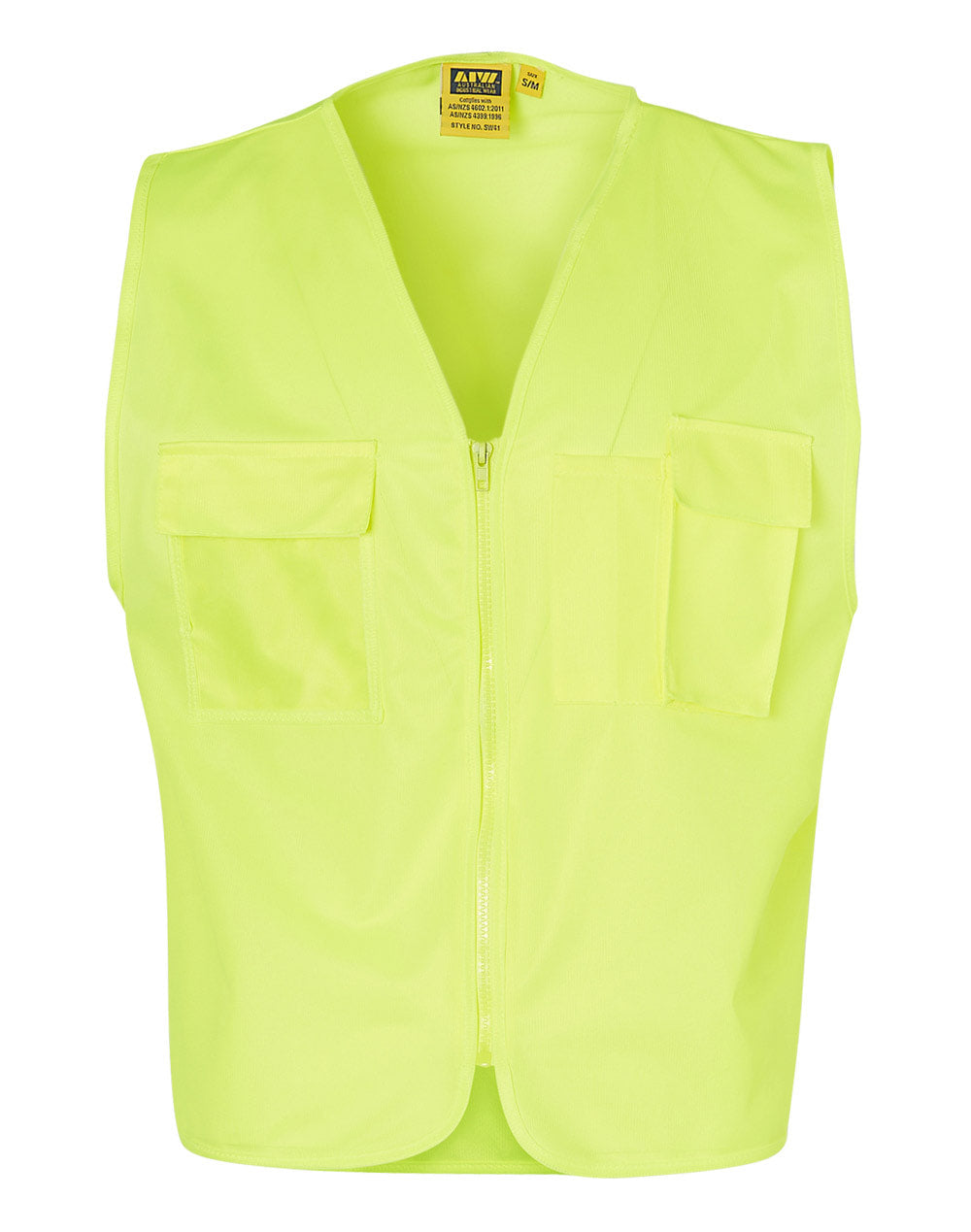 AIW SW41 Hi-Vis SAFETY VEST with ID POCKET