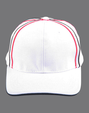 CH76 Tri-Colour Pique Mesh Cap