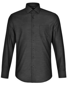 Benchmark M7400L ASCOT MENS LONG SLEEVE DOT JACQUARD STRETCH SHIRT