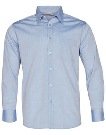 Benchmark M7012 Men's Fine Chambray Long Sleeve Shirt