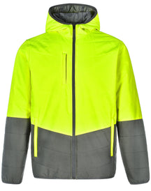 AIW SW80 UNISEX HI VIS MODERN STYLING HOODED PUFFER JACKET