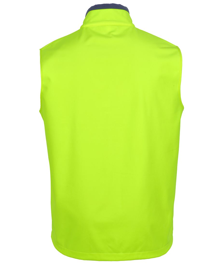 JB'S WEAR 6HWV HI VIS WATER RESIST SOFTSHELL VEST