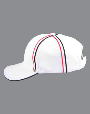 CH76 Tri-Colour Pique Mesh Cap