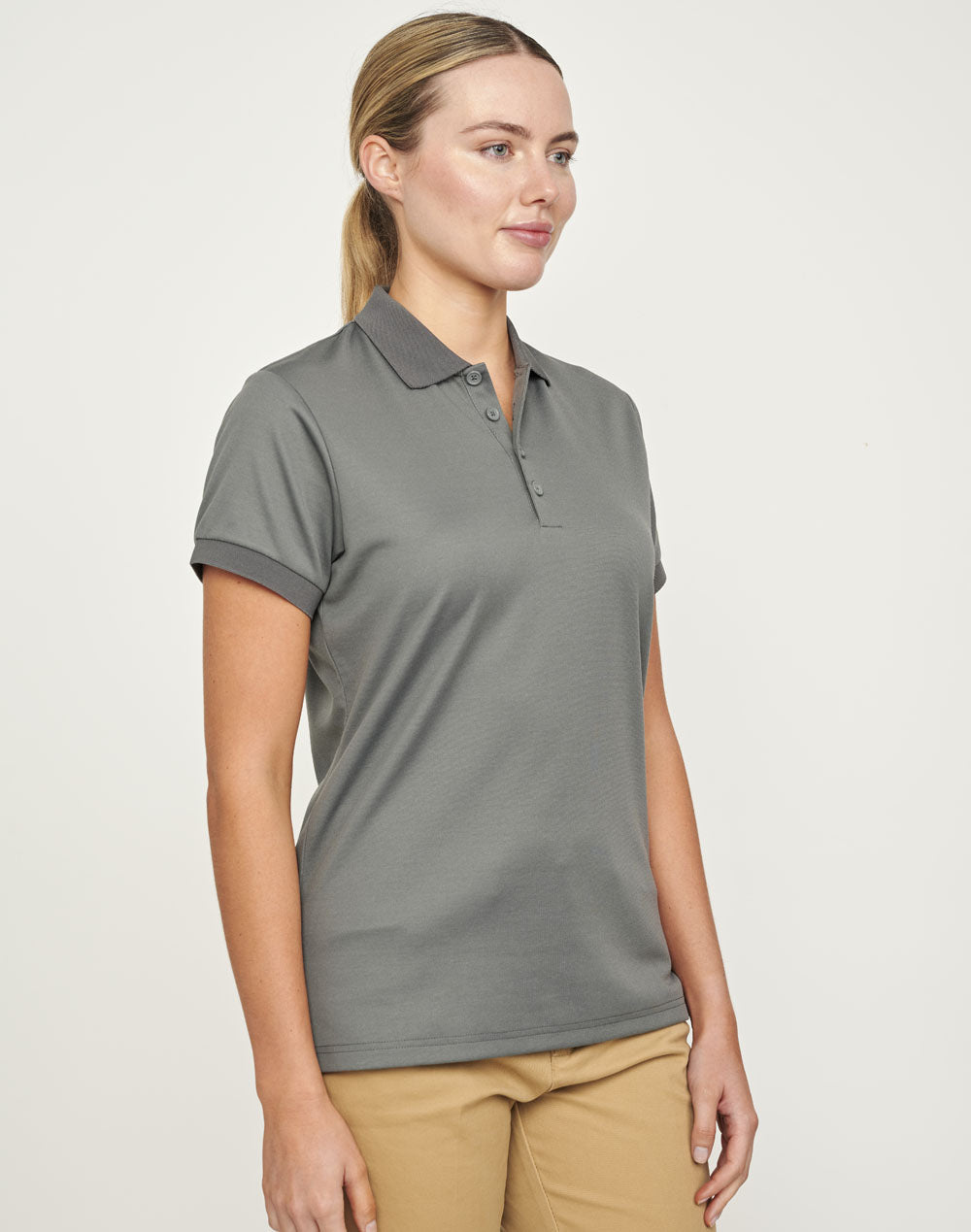 PS92 LADIES SUSTAINABLE POLY/COTTON CORPORATE SS POLO