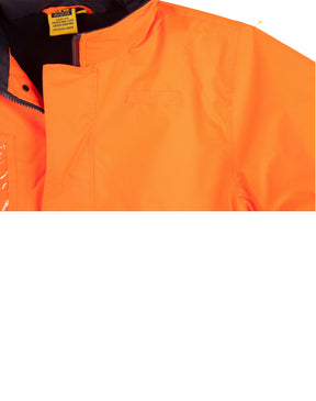 AIW SW50 HI-VIS LONG LINE JACKET POLAR WITH FLEECE LINING