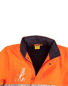 AIW SW50 HI-VIS LONG LINE JACKET POLAR WITH FLEECE LINING