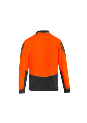 Syzmik Mens Hi Vis Flux L/S Polo ZH310