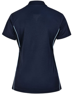 PS94 LADIES SUSTAINABLE POLY/COTTON CONTRAST SS POLO