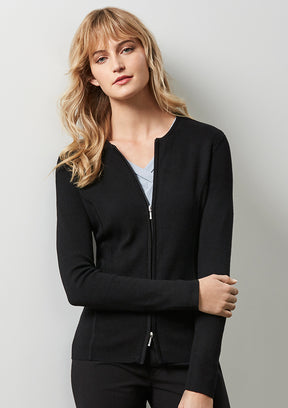 Ladies 2-Way Zip Cardigan LC3505